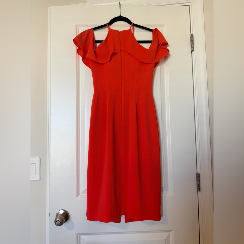 Maggy‎ London Coral Dress | Size 0 | Like New - Picture 6 of 12
